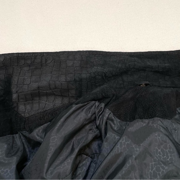 Vintage sueded leather fringed crop jacket medium - Picture 14 of 15